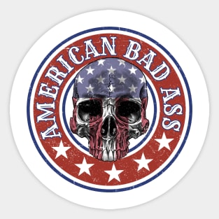 American Bad Ass Sticker